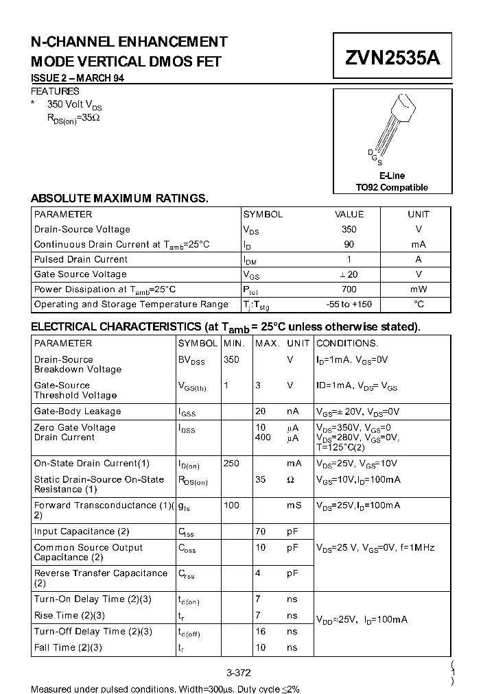 ZVN2535_54891.PDF Datasheet