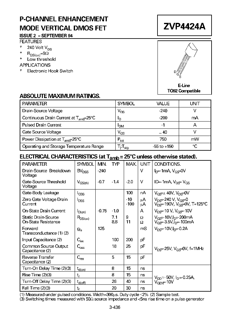 ZVP4424A_23188.PDF Datasheet