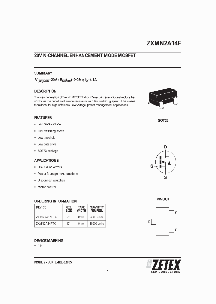 ZXMN2A14F_21512.PDF Datasheet