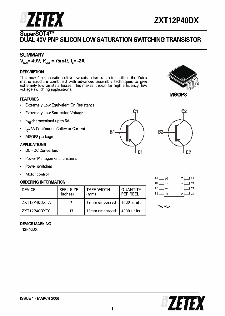 ZXT12P40DX_44298.PDF Datasheet