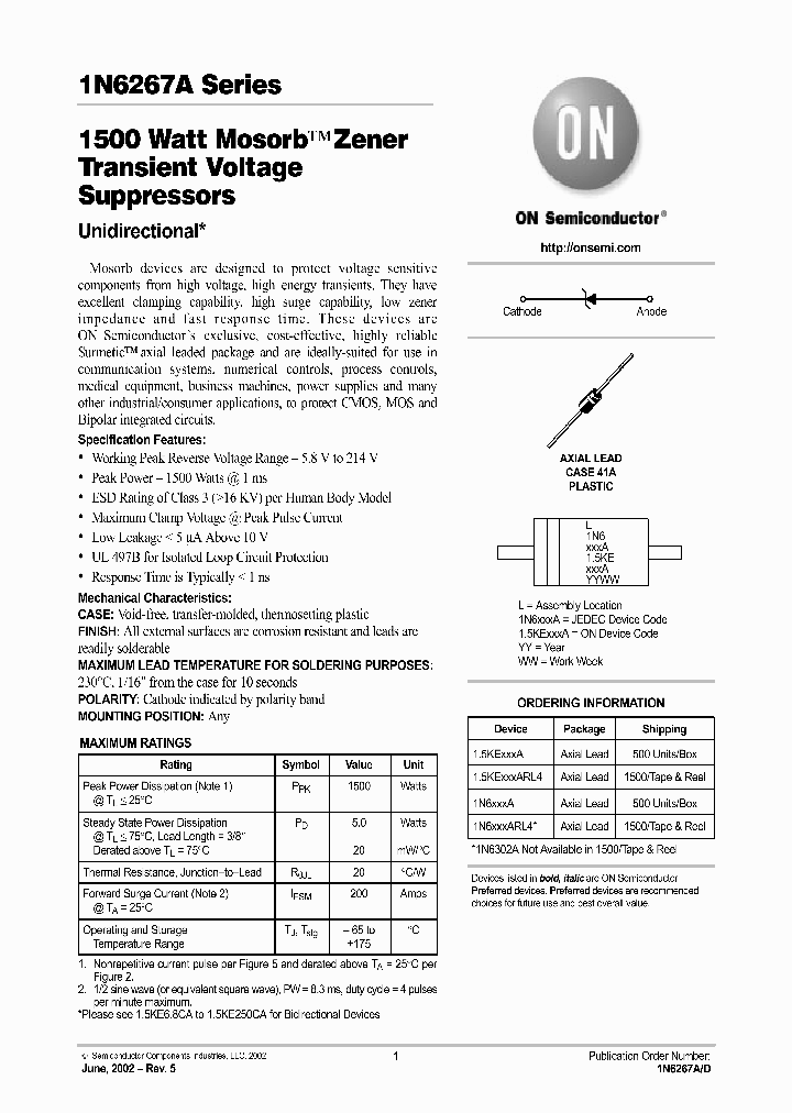 15KE22A_273417.PDF Datasheet