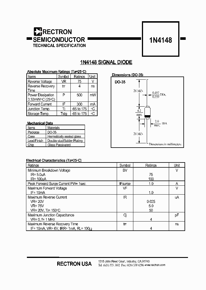 1N4148_264626.PDF Datasheet
