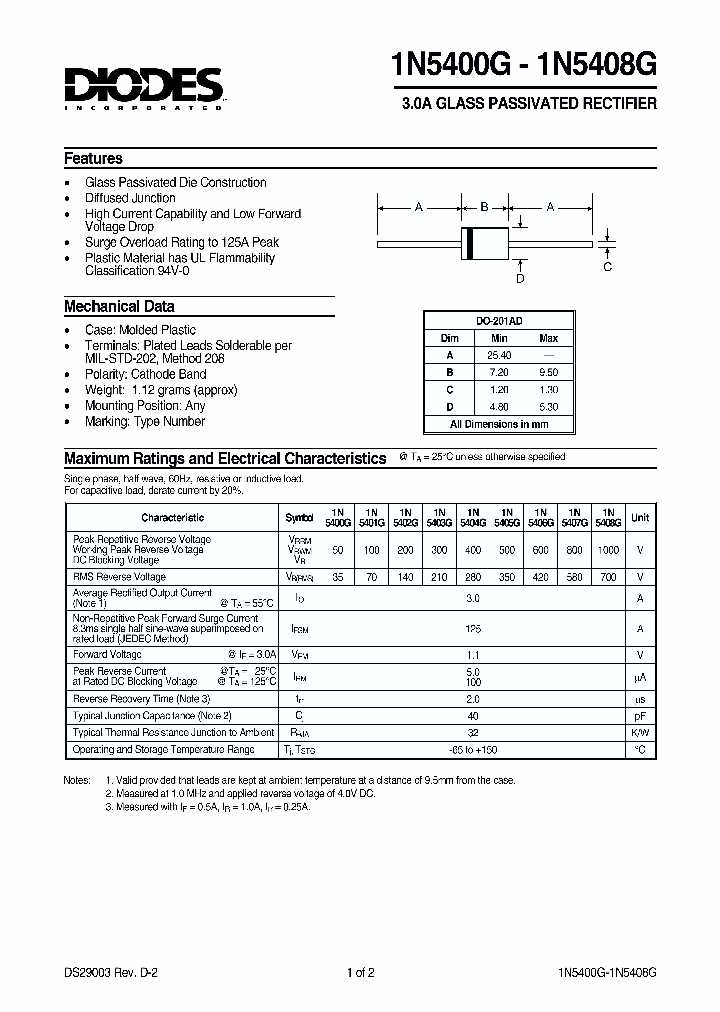 1N5404G_159831.PDF Datasheet