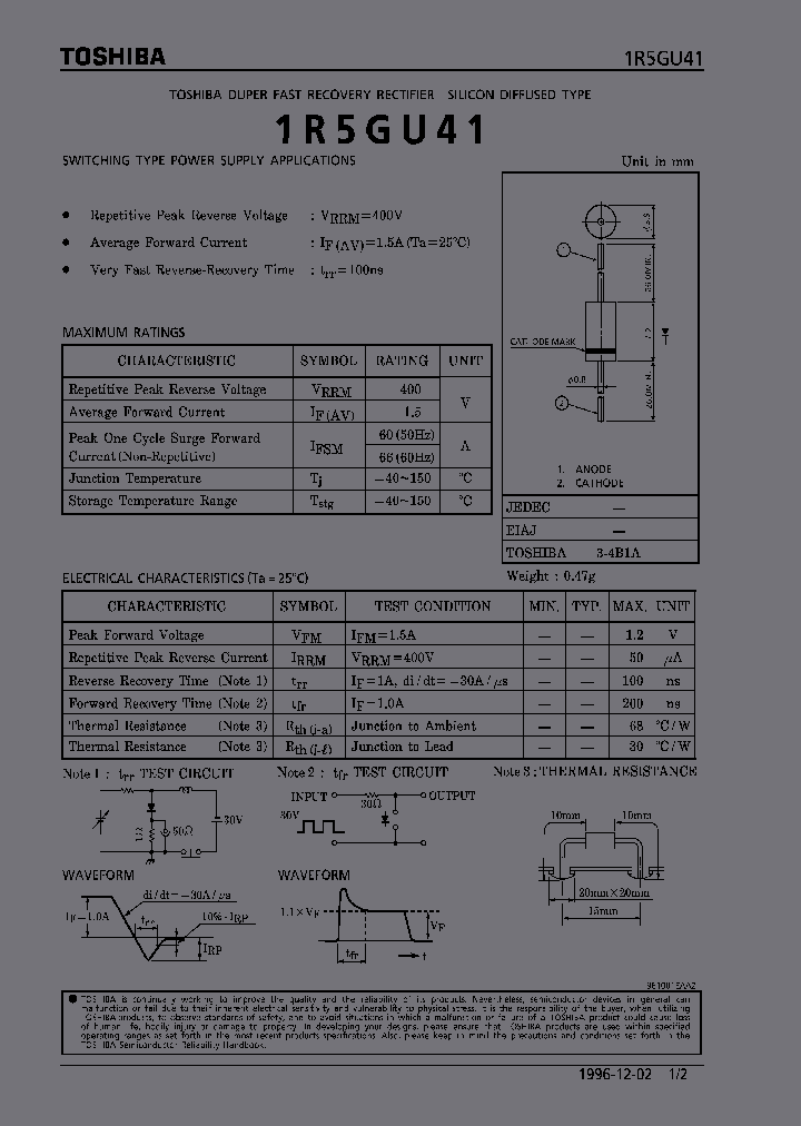 1R5GU41_250349.PDF Datasheet