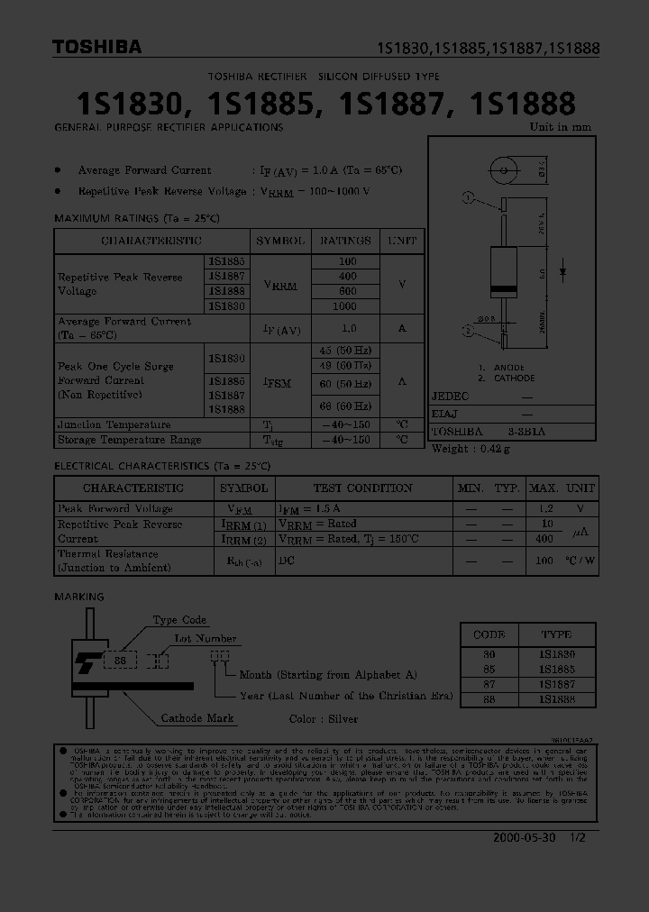 1S1887_278235.PDF Datasheet