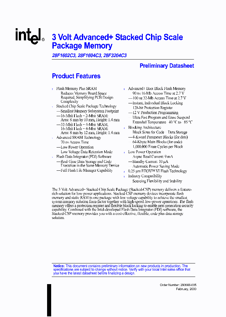 28F1602C3_240191.PDF Datasheet