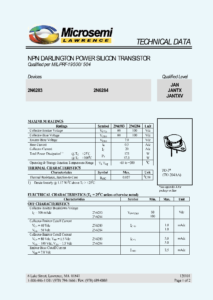2N6283_272030.PDF Datasheet