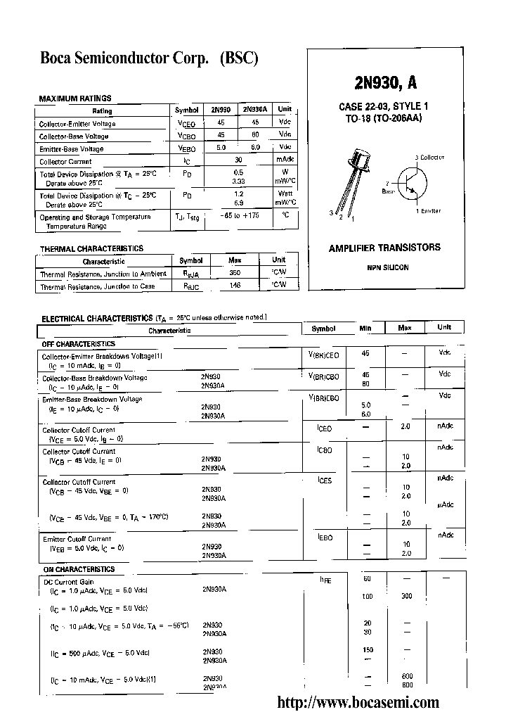 2N930_204688.PDF Datasheet