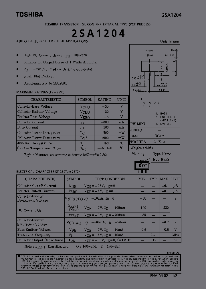 2SA1204_296732.PDF Datasheet