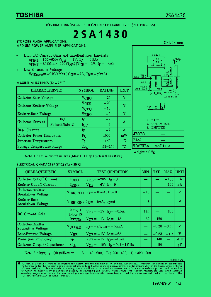 2SA1430_208488.PDF Datasheet
