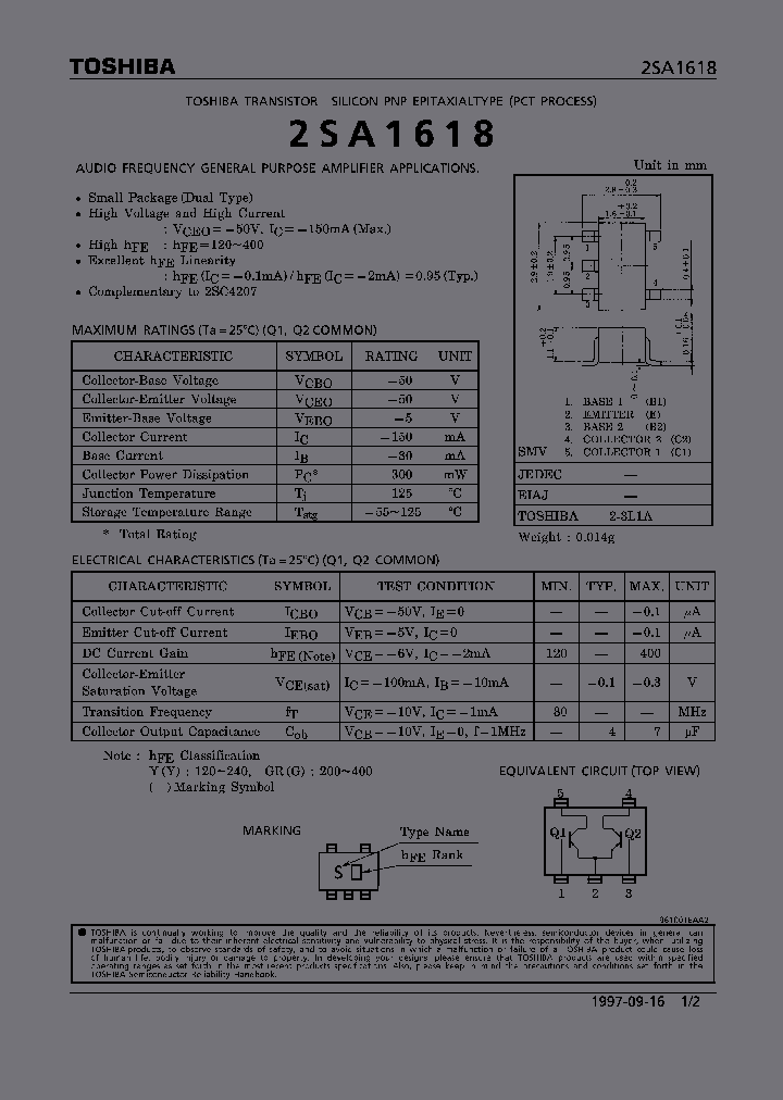 2SA1618_301576.PDF Datasheet