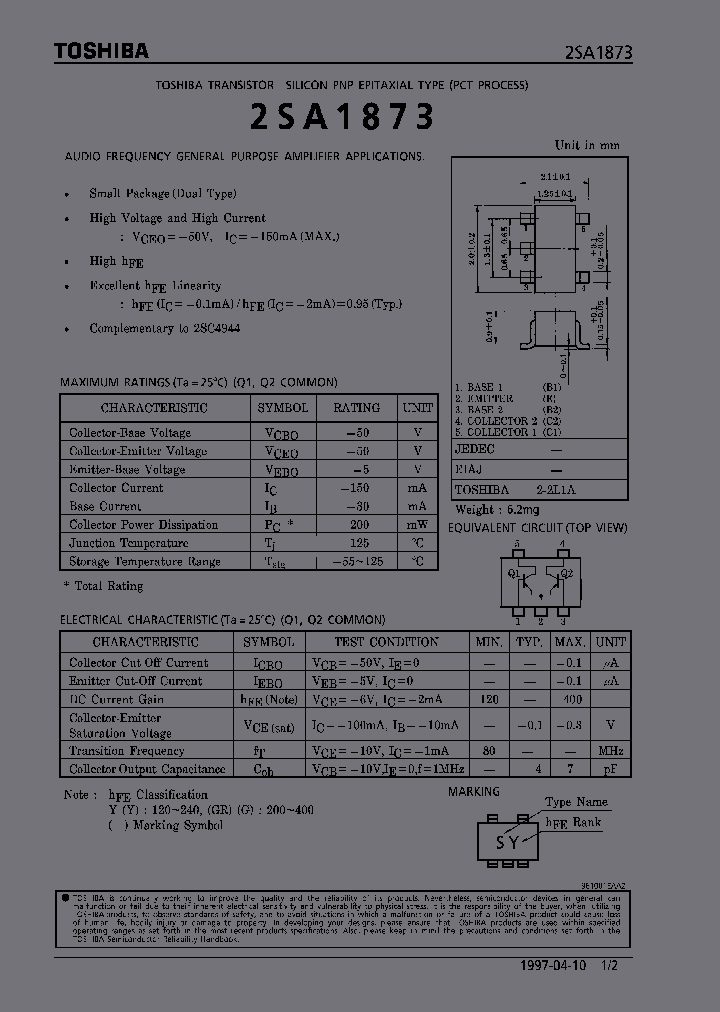 2SA1873_272717.PDF Datasheet