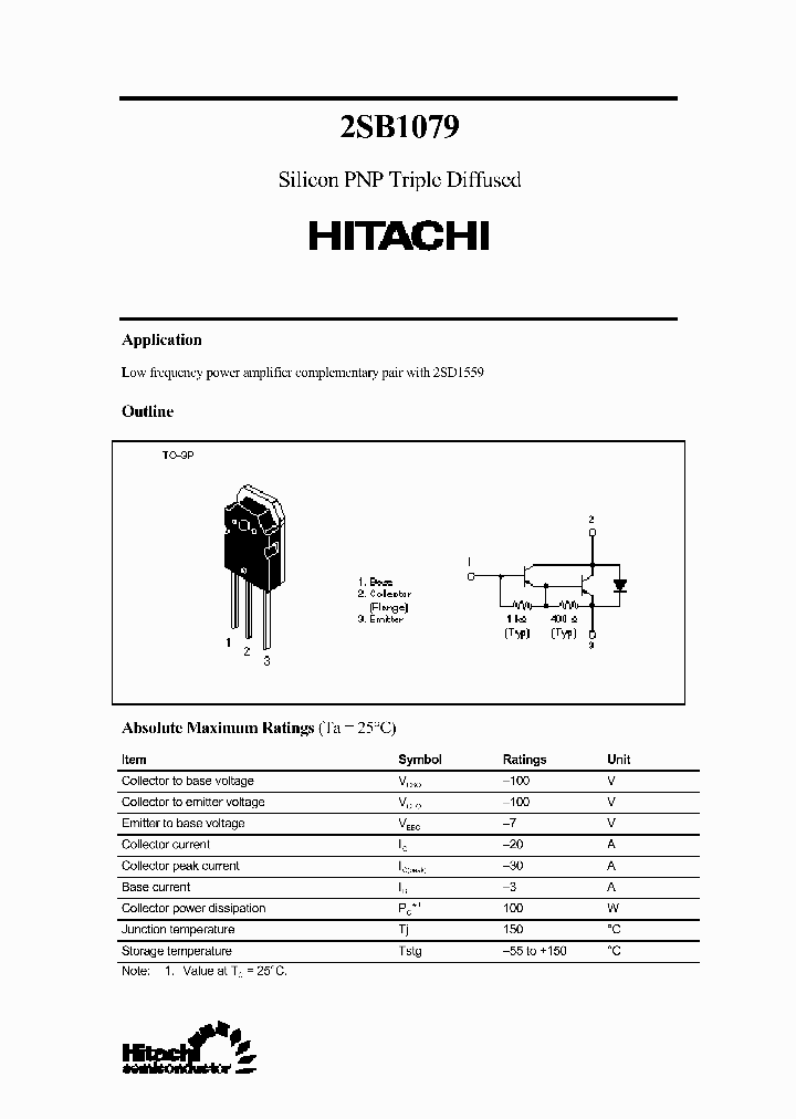 2SB1079_284642.PDF Datasheet