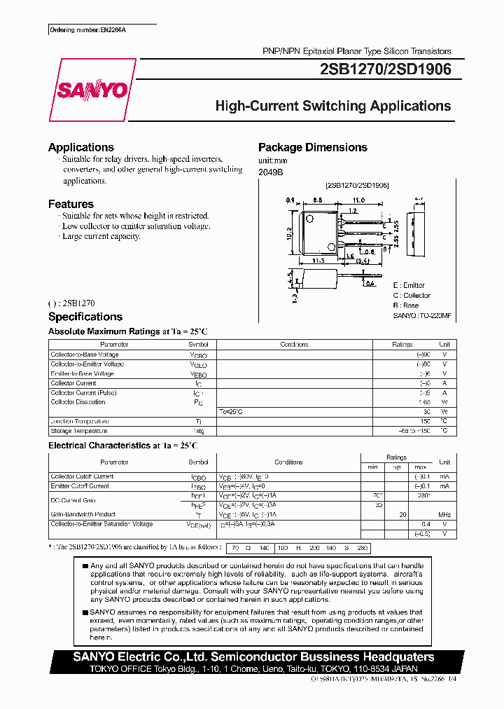 2SB1270_293863.PDF Datasheet