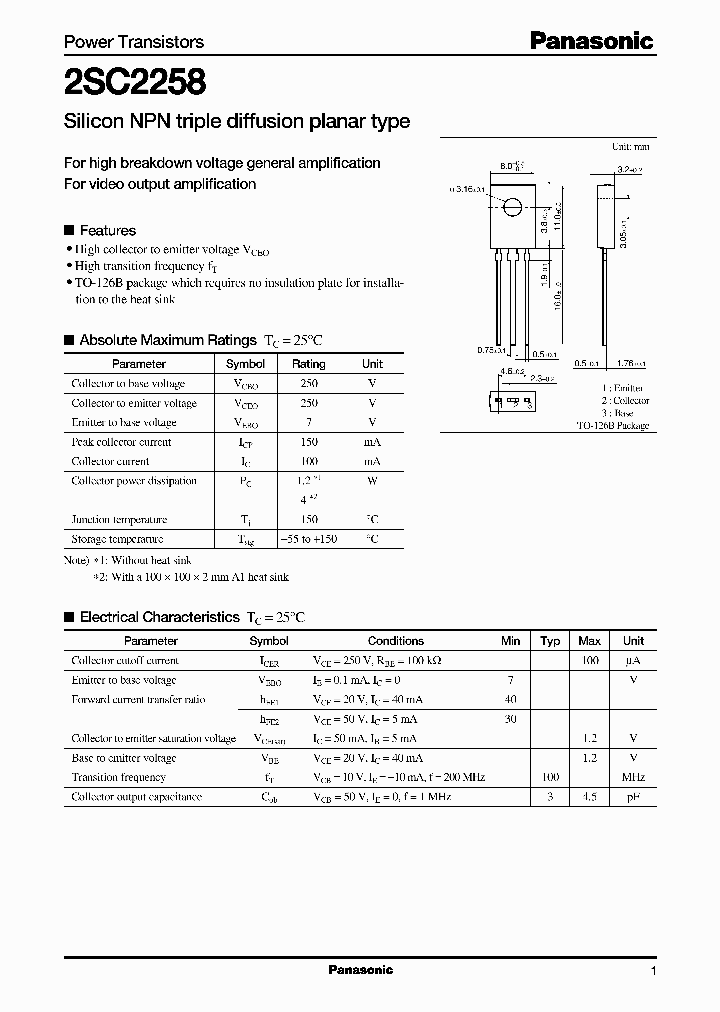 2SC2258_282131.PDF Datasheet