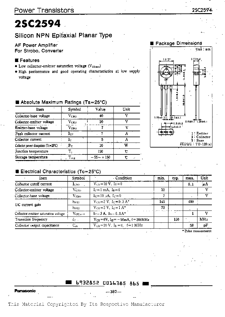 2SC2594_251866.PDF Datasheet