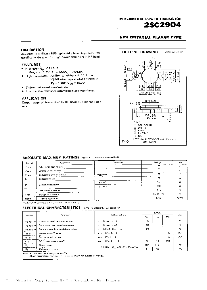 2SC2904_281474.PDF Datasheet