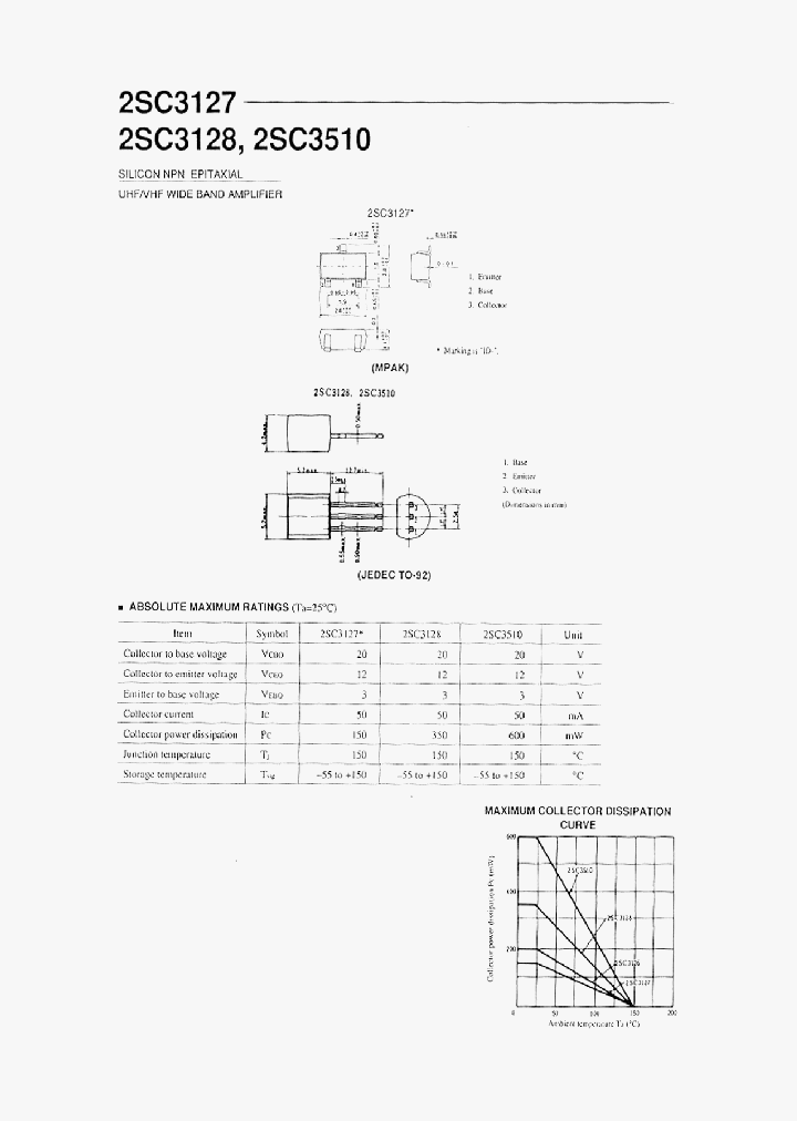 2SC31272SC31282SC3510_292288.PDF Datasheet