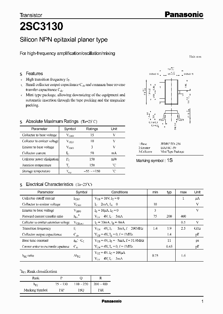 2SC3130_203886.PDF Datasheet