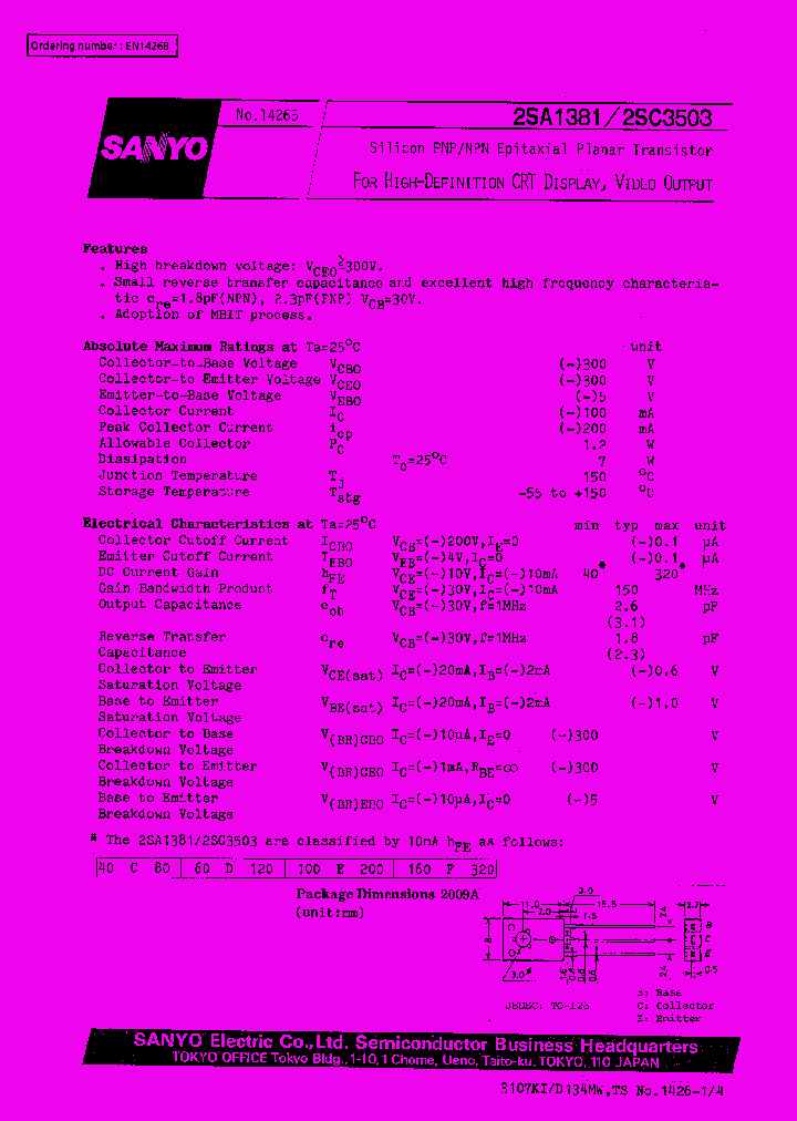 2SC3503_253368.PDF Datasheet