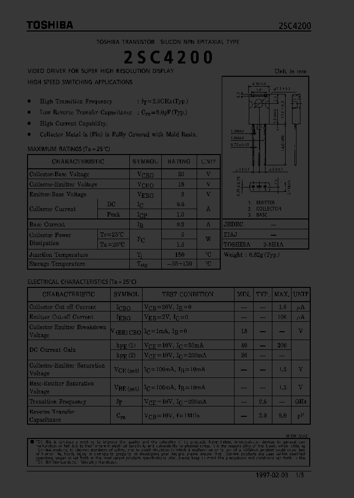 2SC4200_124630.PDF Datasheet