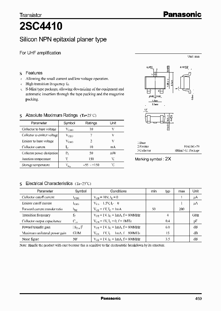 2SC4410_276287.PDF Datasheet