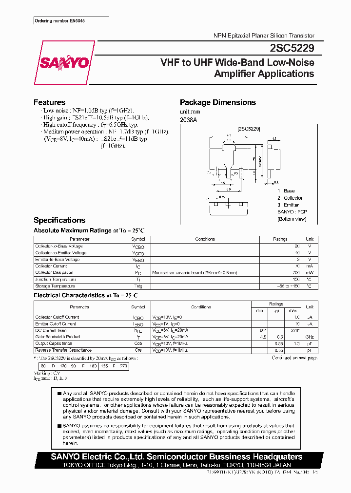 2SC5229_269025.PDF Datasheet