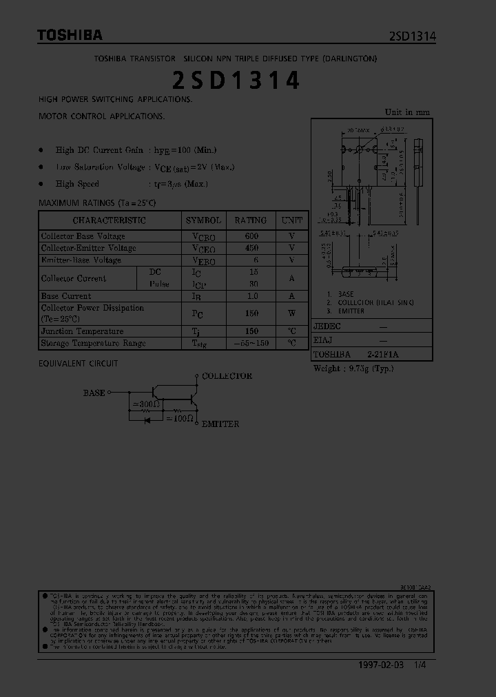 2SD1314_160753.PDF Datasheet