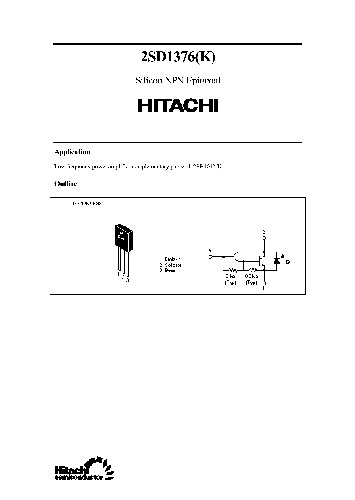 2SD1376K_271708.PDF Datasheet