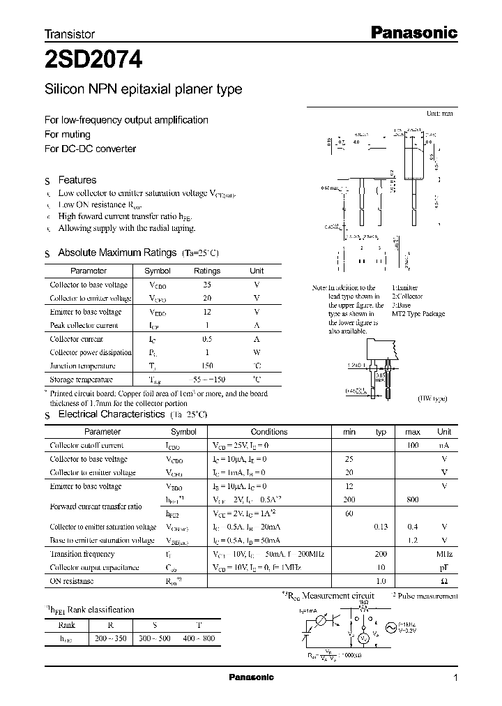 2SD2074_293144.PDF Datasheet