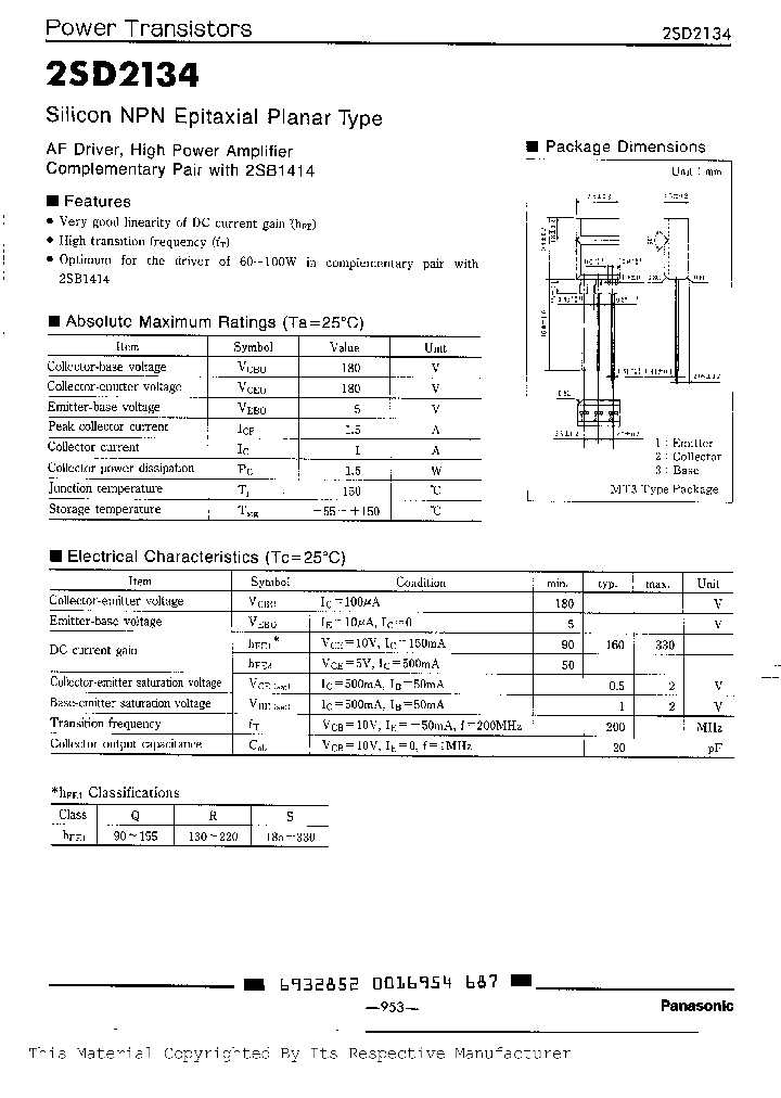 2SD2134_274876.PDF Datasheet