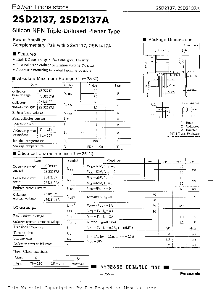 2SD2137A_288984.PDF Datasheet