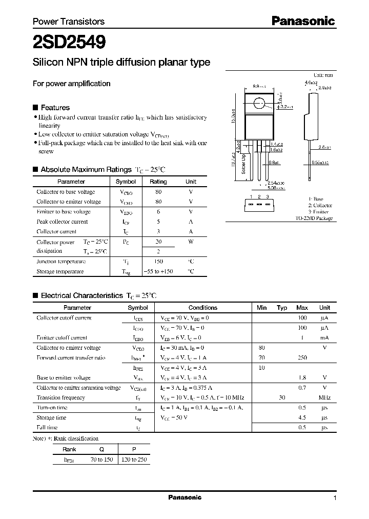 2SD2549_287938.PDF Datasheet