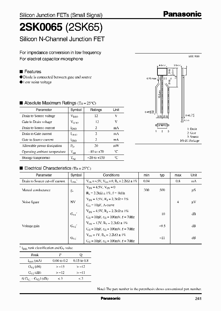 2SK0065_289898.PDF Datasheet