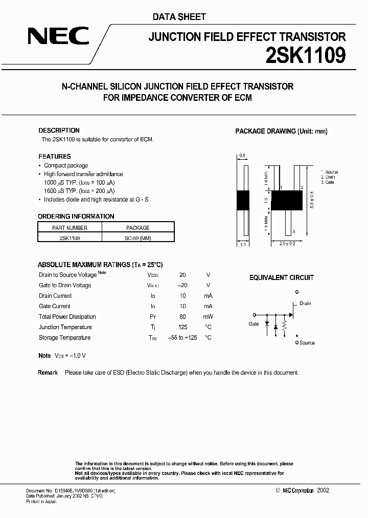 2SK1109_300497.PDF Datasheet