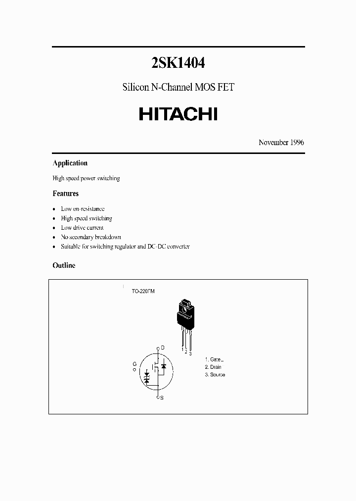 2SK1404_286781.PDF Datasheet