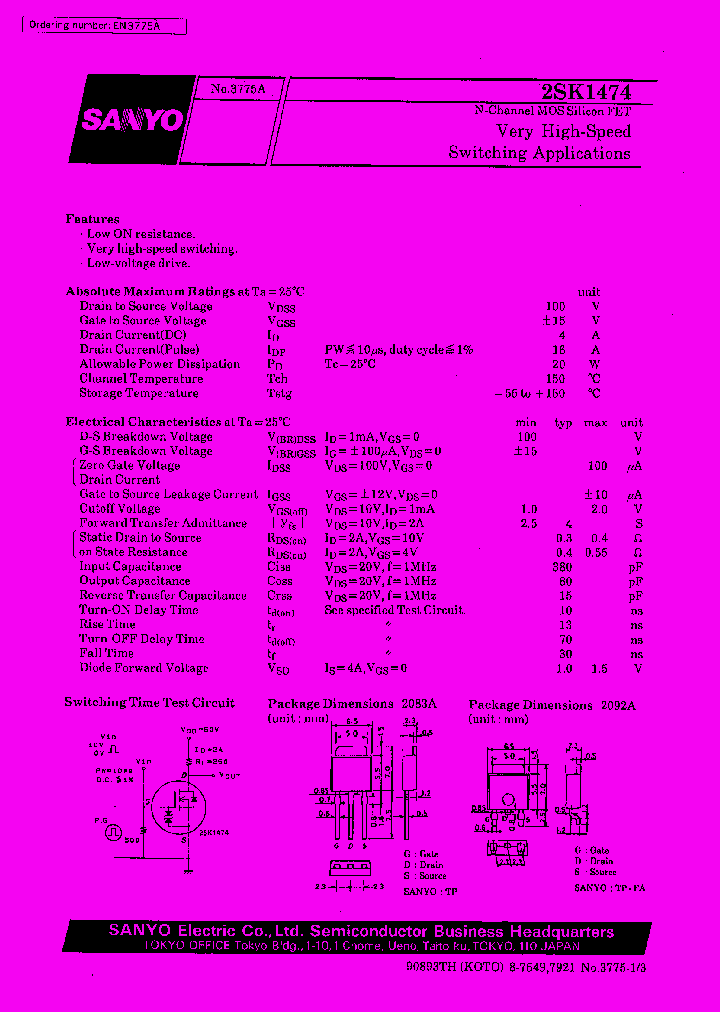 2SK1474_300902.PDF Datasheet