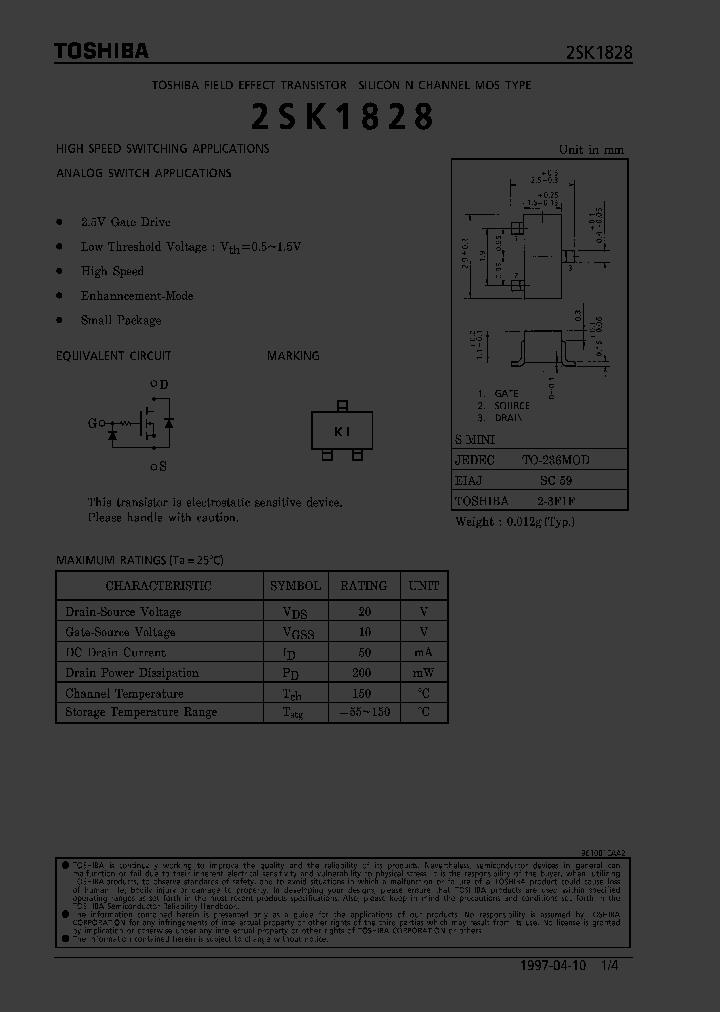 2SK1828_269530.PDF Datasheet