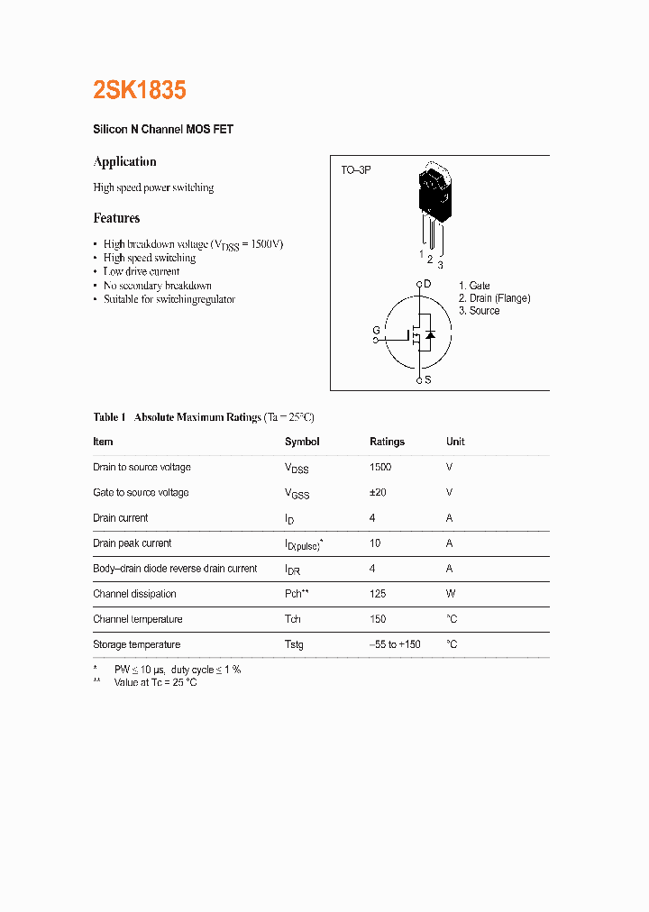 2SK1835_240345.PDF Datasheet