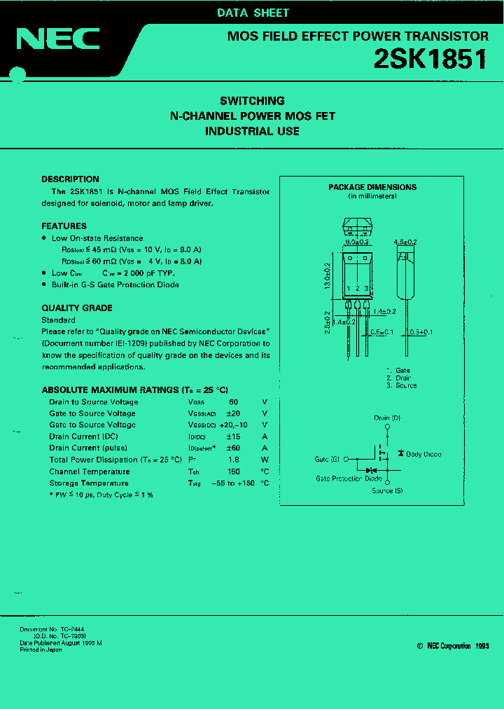 2SK1851_297518.PDF Datasheet