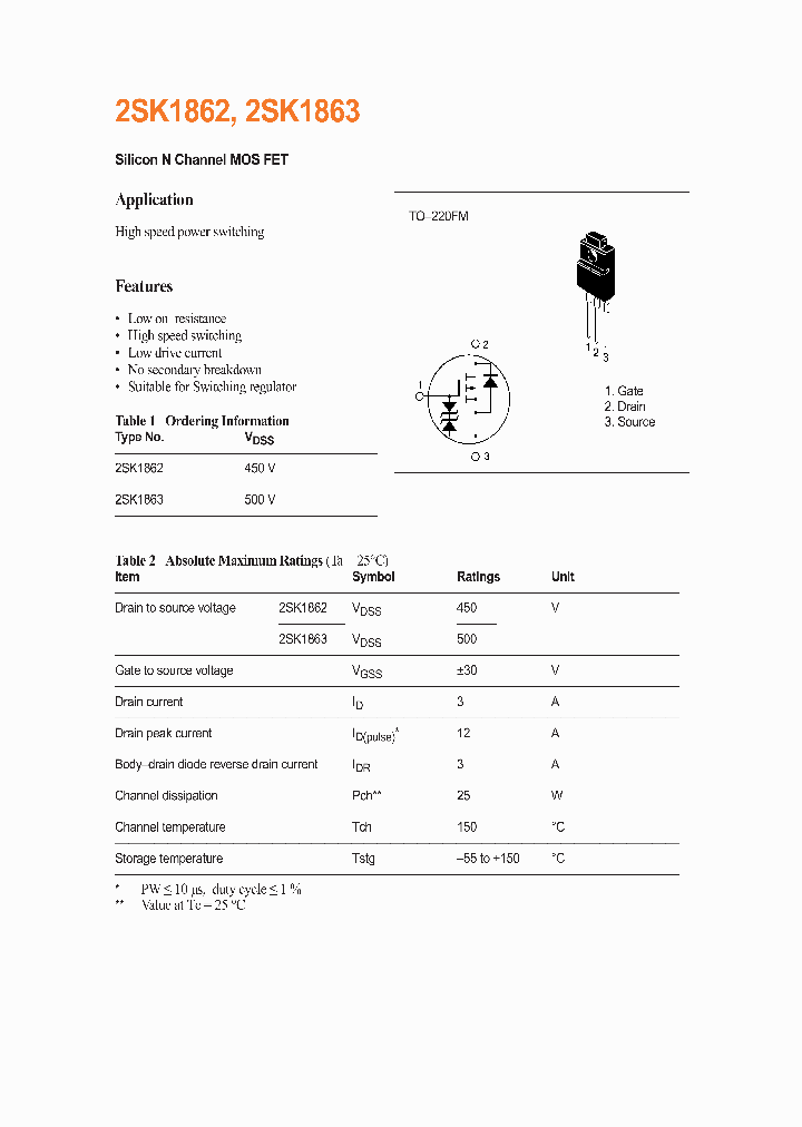 2SK1862_299791.PDF Datasheet