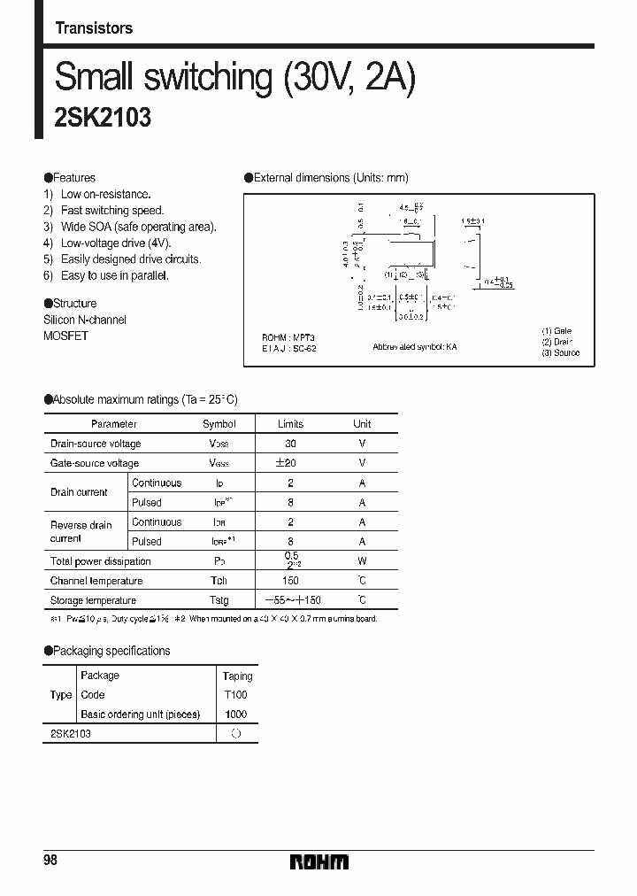 2SK2103_281563.PDF Datasheet