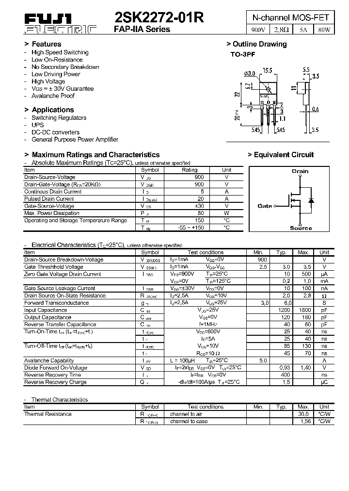 2SK2272-01R_303240.PDF Datasheet