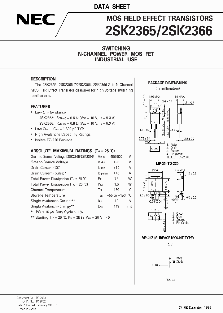 2SK2365_272854.PDF Datasheet
