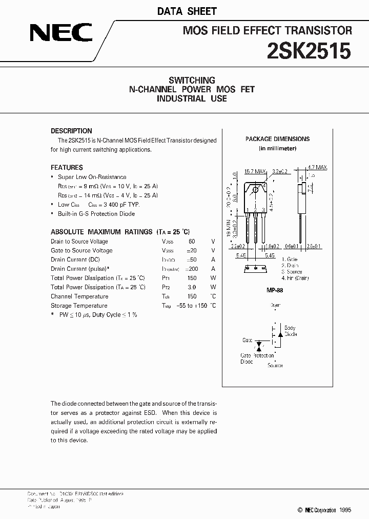 2SK2515_283009.PDF Datasheet