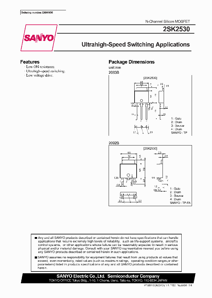 2SK2530_264269.PDF Datasheet