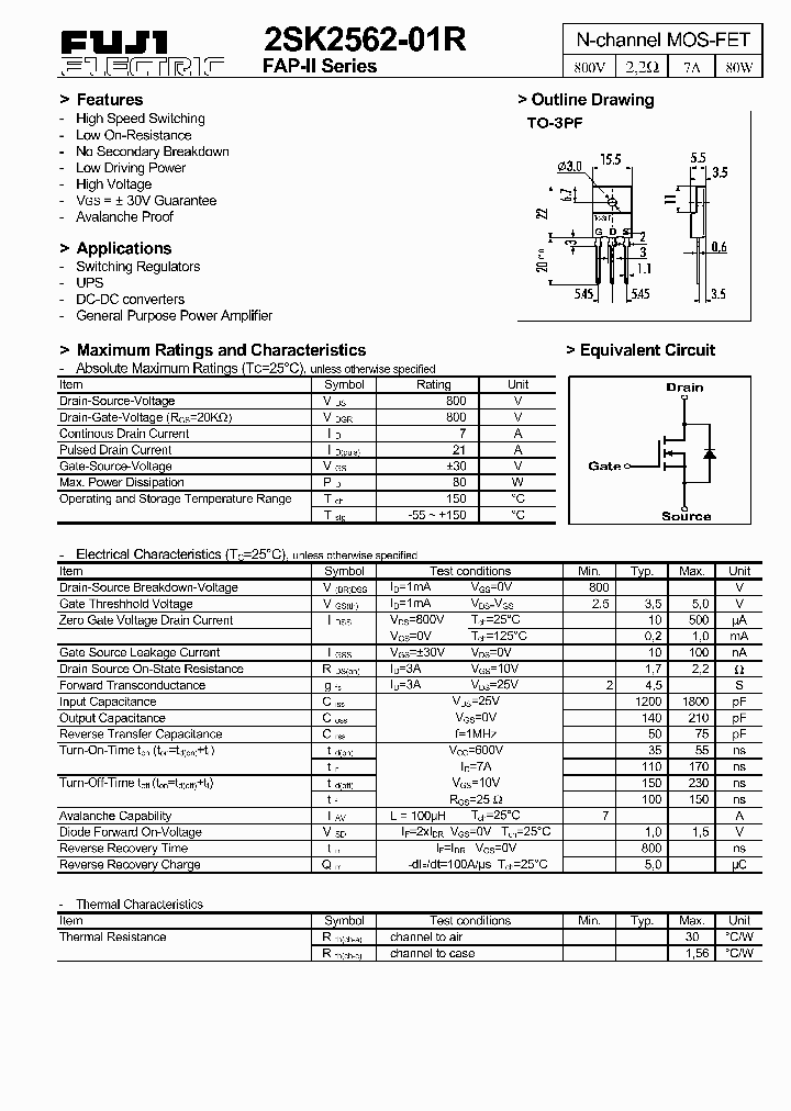 2SK2562-01R_256339.PDF Datasheet
