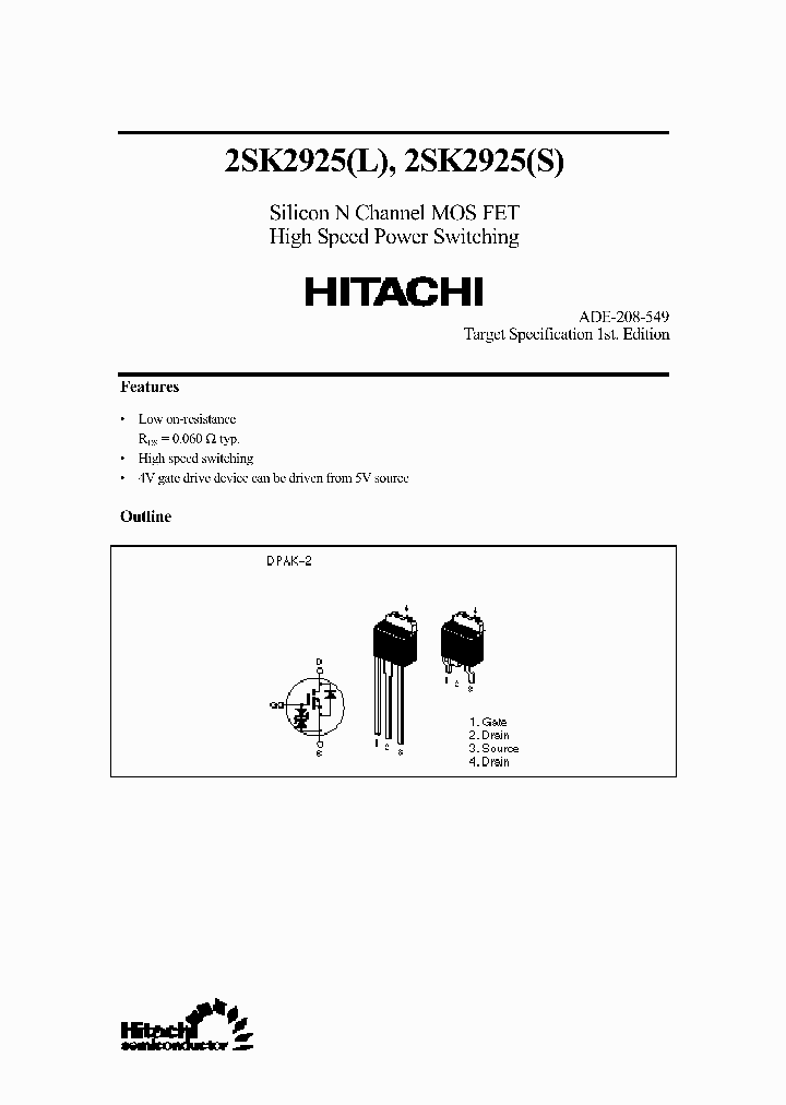 2SK2925_268500.PDF Datasheet