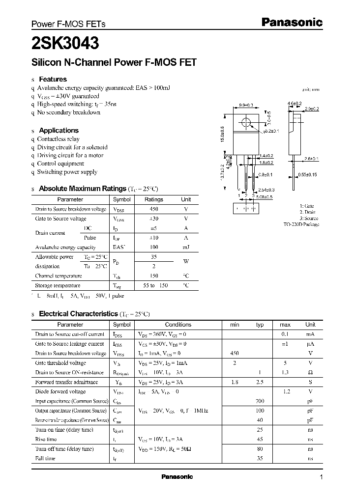 2SK3043_207196.PDF Datasheet