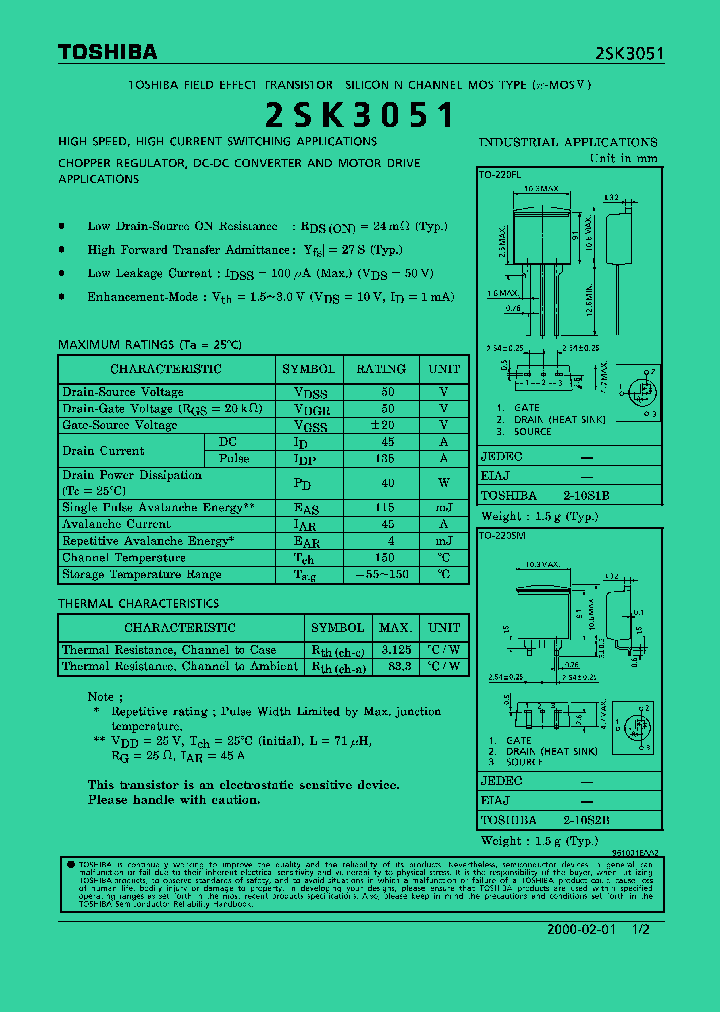 2SK3051_278941.PDF Datasheet